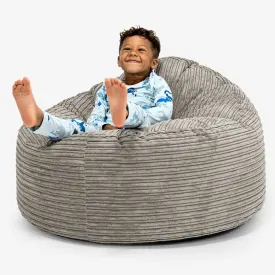 Kids Giant Snuggle Bean Bag 3-8 yr - Cord Mink