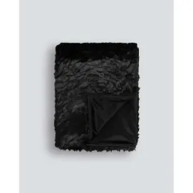 Black Tiger Throw (Faux Fur)