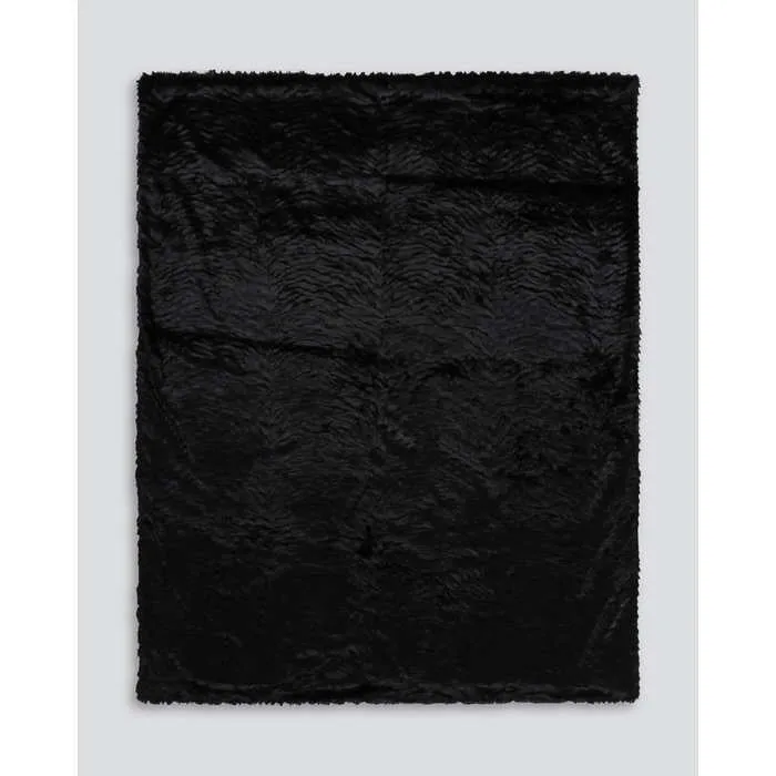 Black Tiger Throw (Faux Fur)