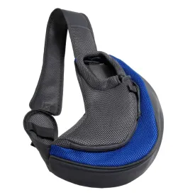 Breathable Large Pet Sling Pouch, Safety Collar - Floofi