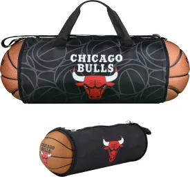 Chicago Bulls Bundle: Duffel Bag & Accessory Case   Free Shipping