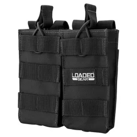 CX-850 Double Section Magazine Pouch - Black