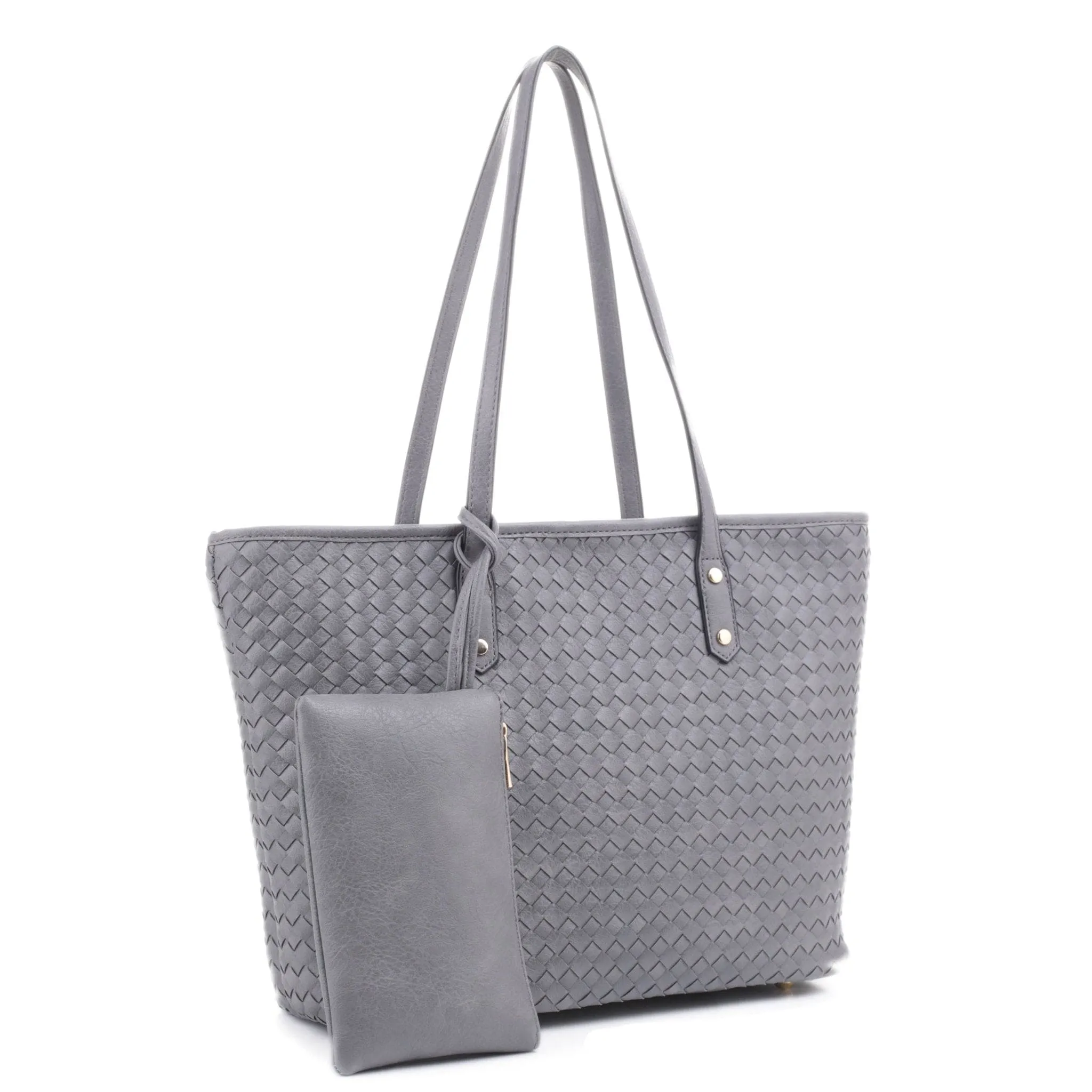 FC20333 Boston Woven Daily Tote With Small Pouch