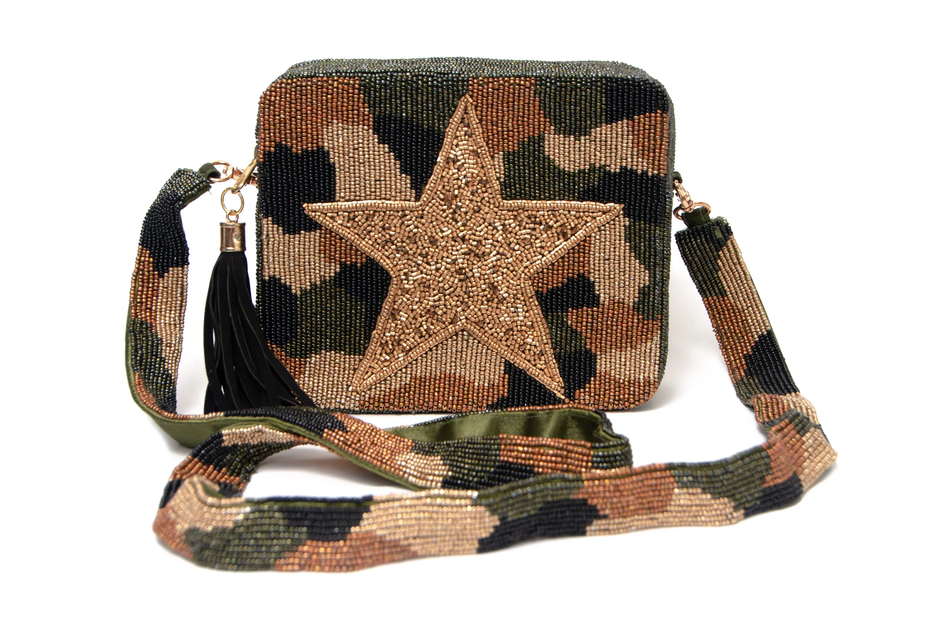 GD Crossbody fully beaded