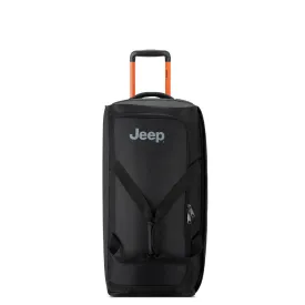 Jeep 73 cm Duel Wheel Lightweight Medium Duffle Bag - Black