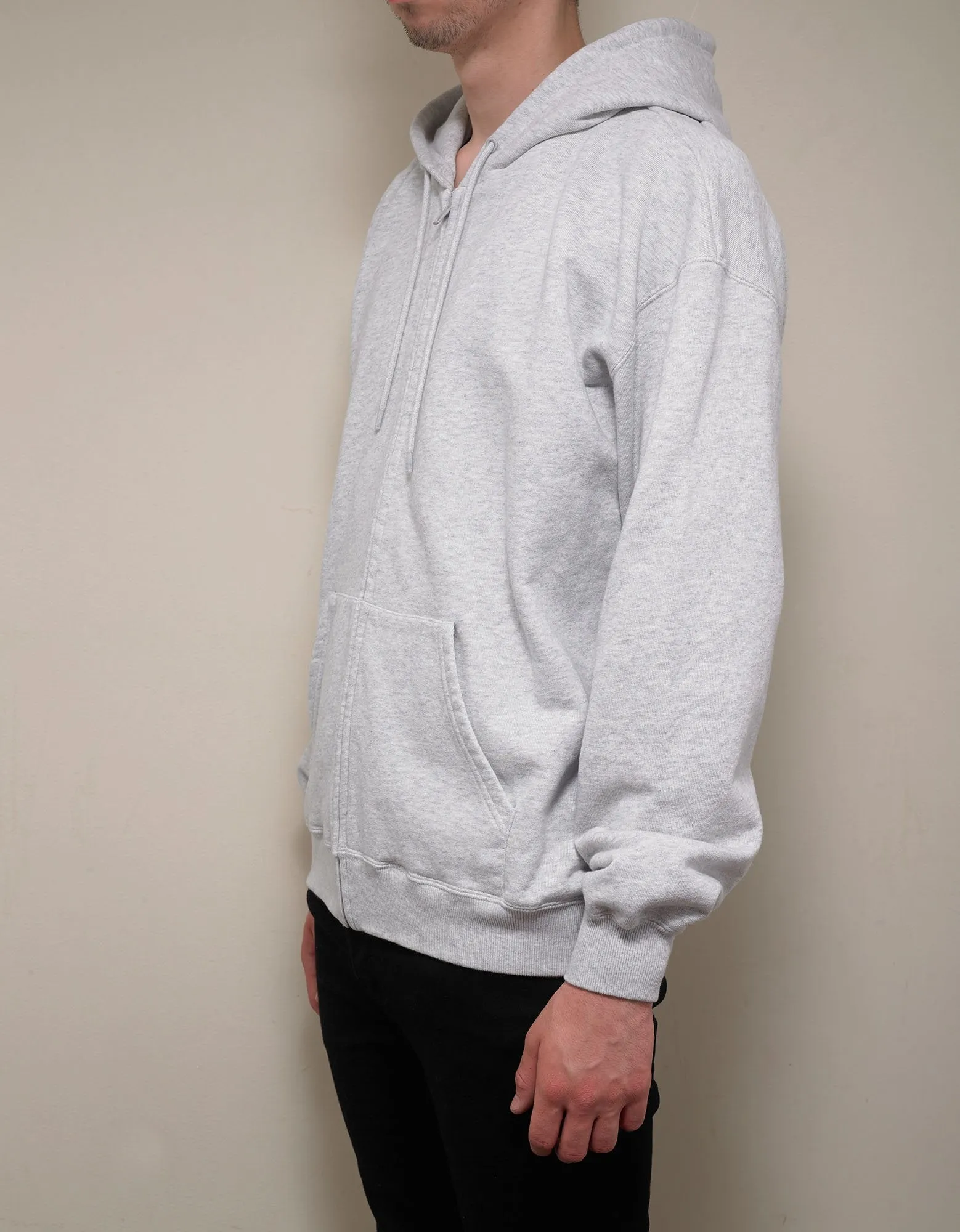 Light Grey Back BB Logo Print Hoodie -