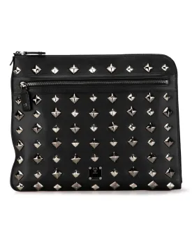 Nylon Studded Visetos Clutch