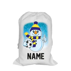 Personalised Football Christmas Sack - Your Club Colours