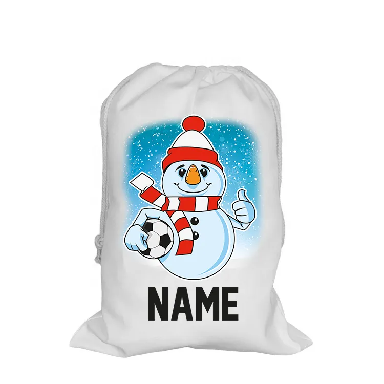 Personalised Football Christmas Sack - Your Club Colours