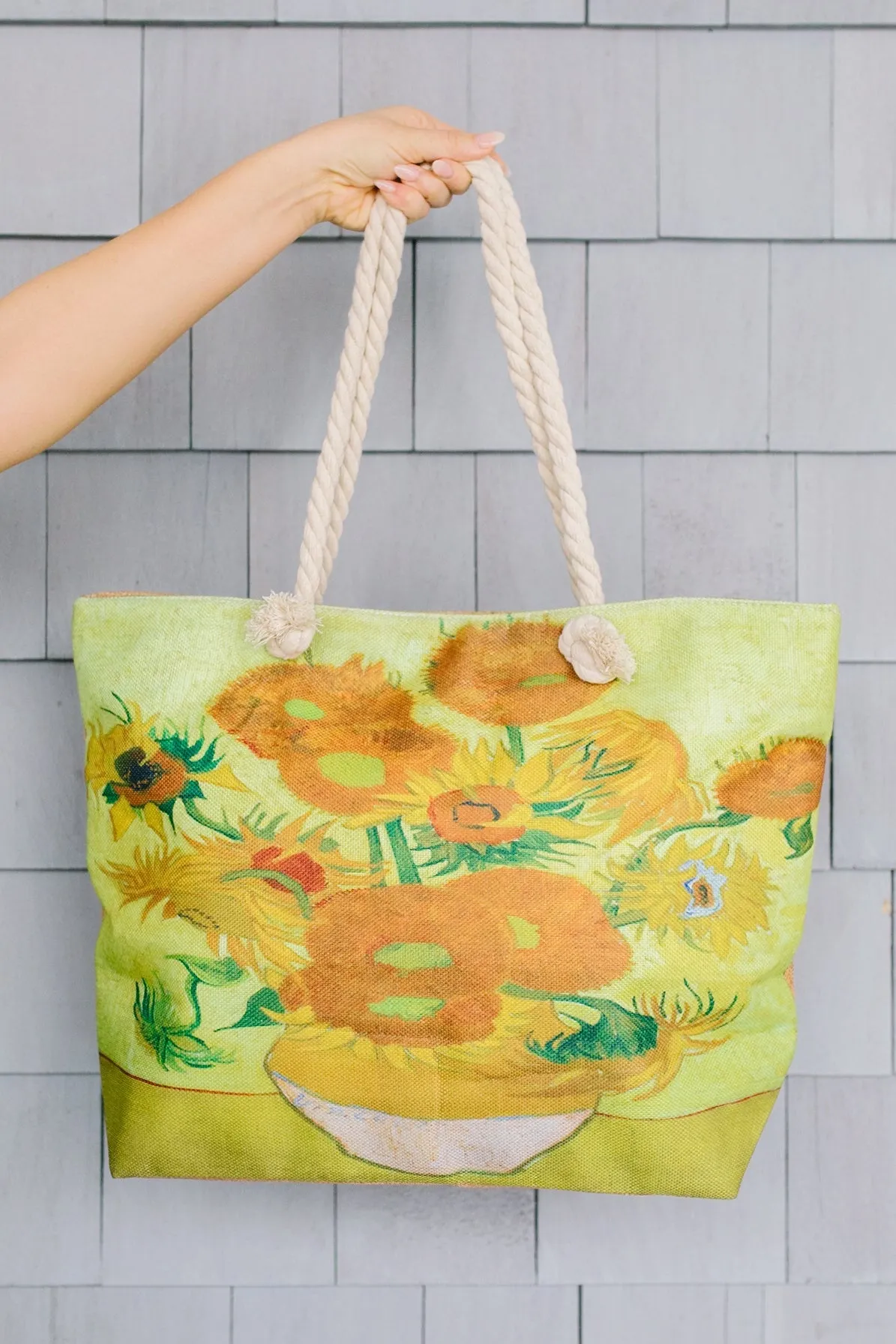 Sunflower Painting Tote