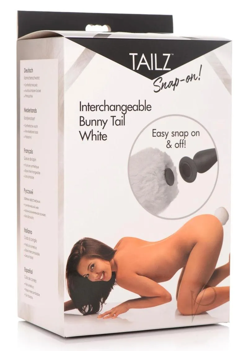 Tailz Interchangeable Bunny Tail White