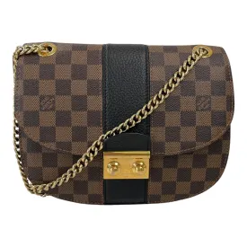 Women's Wight Damier Ebene Messenger Bag Brown