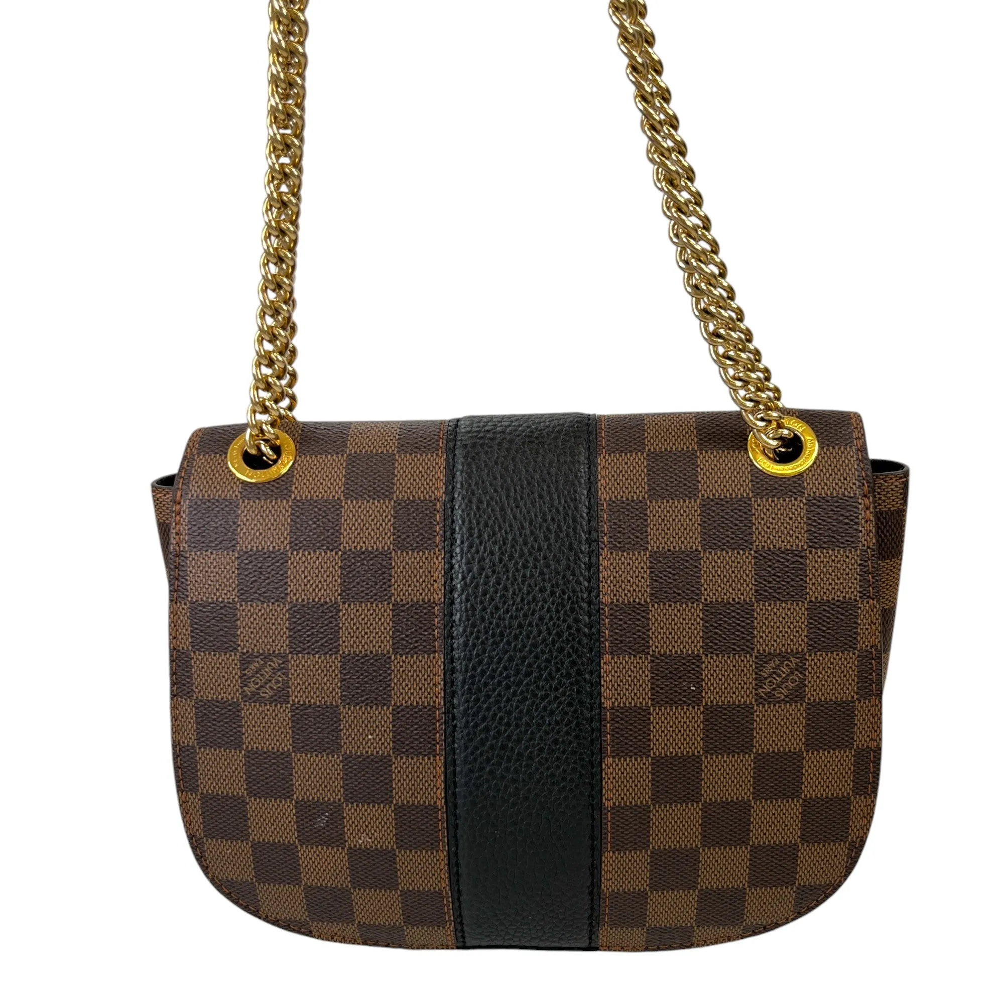 Women's Wight Damier Ebene Messenger Bag Brown