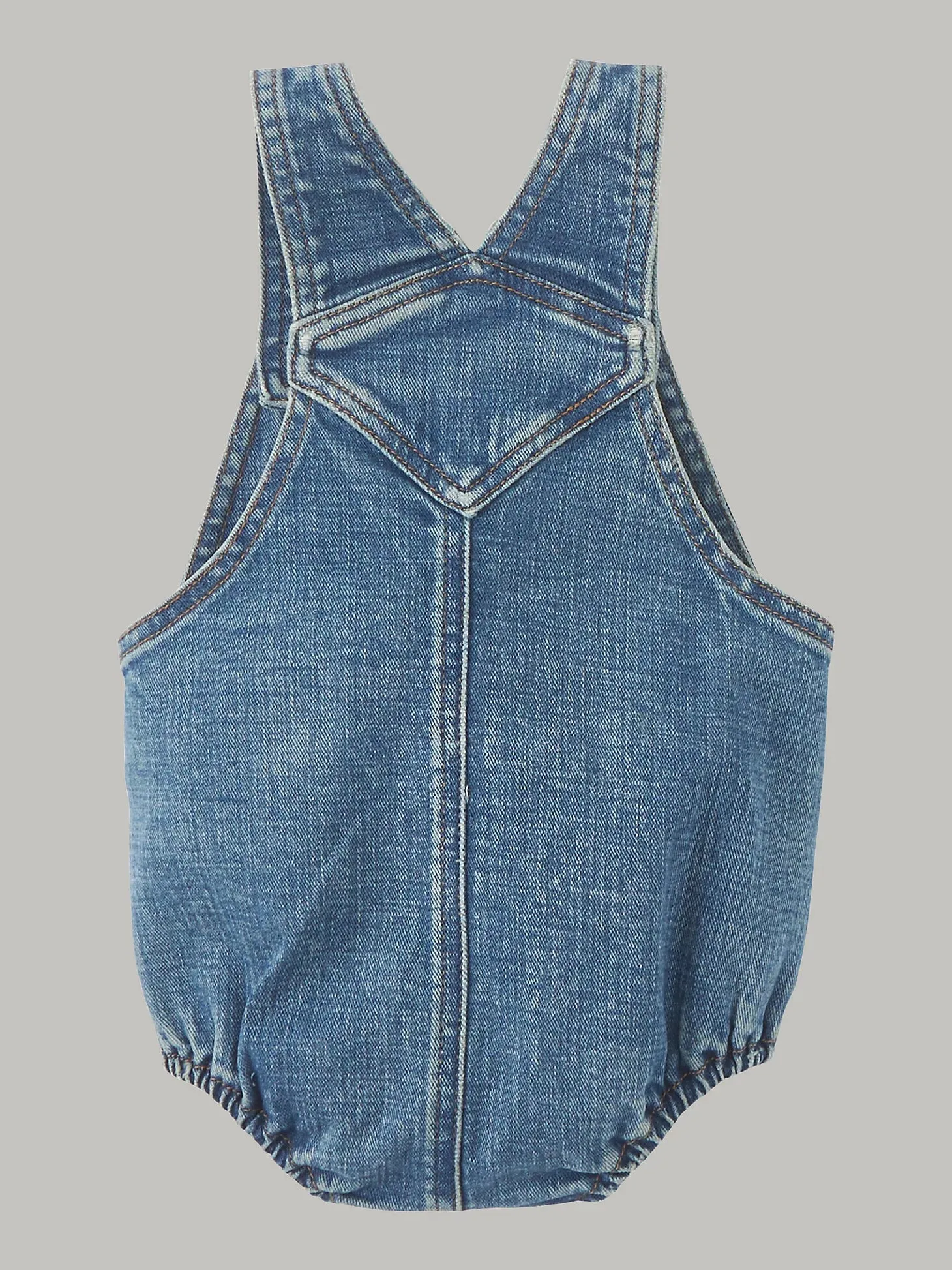 Wrangler Baby Denim Onesie Bib